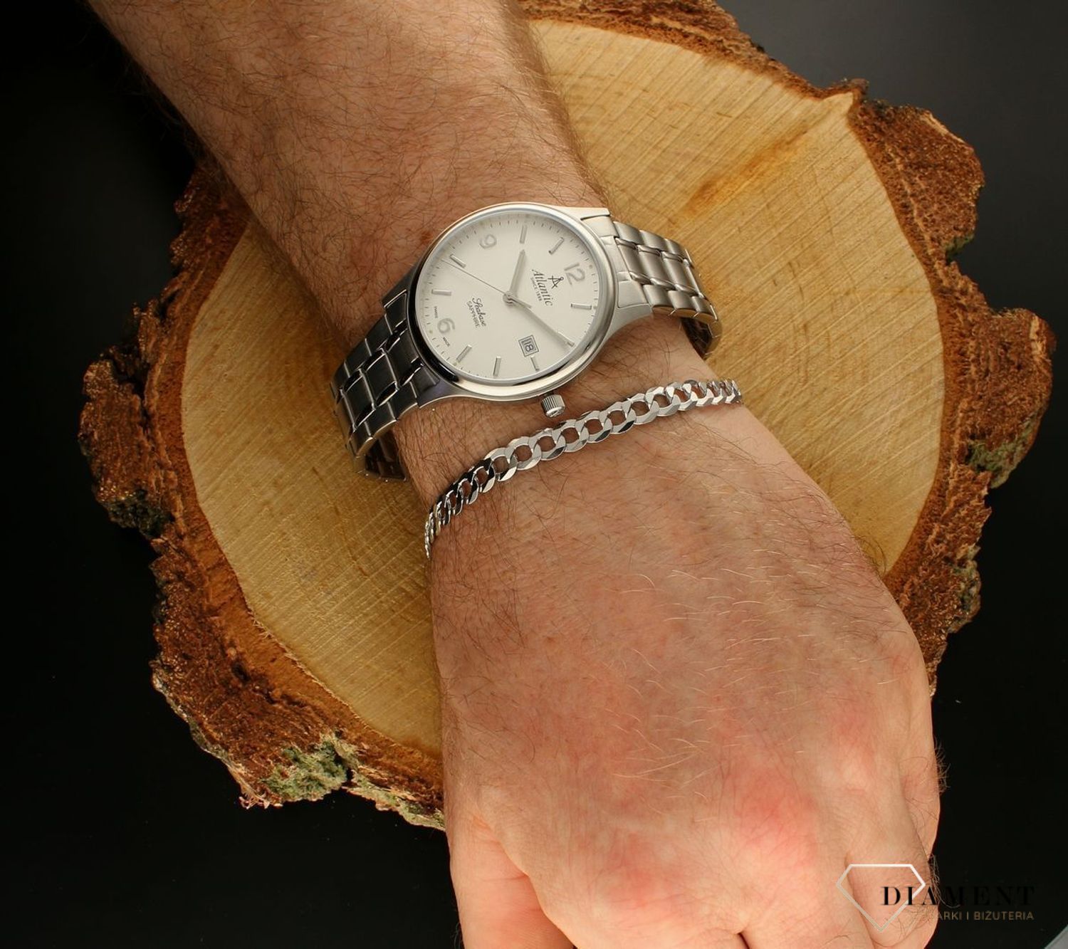 Bransoleta srebrna 925 pancerka 7 mm DIA-BRA-759977-180-925 7mm. Bransoletka wykonana jest z najwyższej próby srebra 925 o splocie pancerki. Bransoletka srebrna o wadze 8,30 gram, długości 22 cm oraz szerokości 7 mm (3).jpg